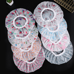 Waterproof Shower Cap for Women Thick Hair Salon Hat