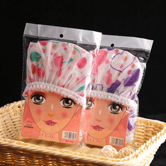 Waterproof Shower Cap for Women Thick Hair Salon Hat