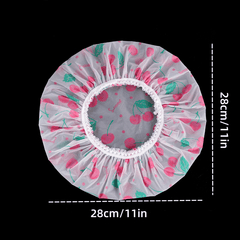 Waterproof Shower Cap for Women Thick Hair Salon Hat