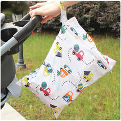 Waterproof Nylon Diaper Bag for Stroller Storage