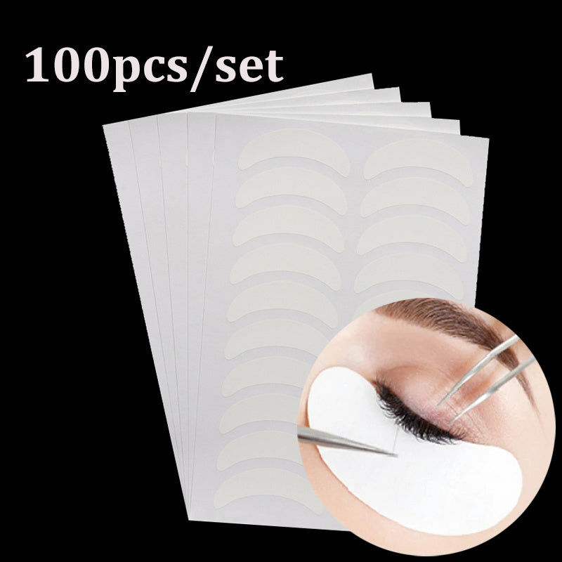 50 Pairs Eyelash Extension Under Eye Pads 100pcs Set Reusable Paper Patches
