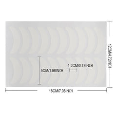 50 Pairs Eyelash Extension Under Eye Pads 100pcs Set Reusable Paper Patches