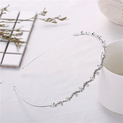Rhinestone Pearl Headband Bridal Hair Accessories
