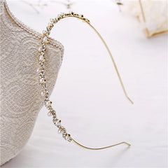 Rhinestone Pearl Headband Bridal Hair Accessories