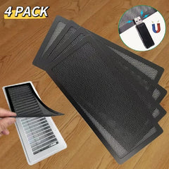 4pcs Magnetic Air Vent Screen Mesh Floor Register Trap Cover