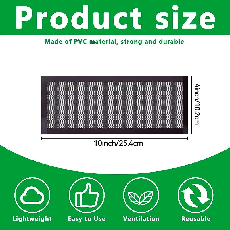 4pcs Magnetic Air Vent Screen Mesh Floor Register Trap Cover
