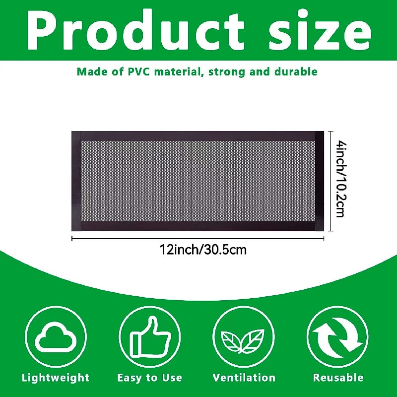 4pcs Magnetic Air Vent Screen Mesh Floor Register Trap Cover