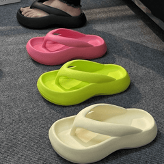 Women's Solid Flip Flops Casual Soft Sole Lightweight Summer Beach Shoes