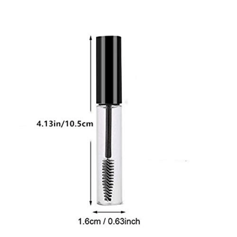 10ml Empty Mascara Tube with Eyelash Wand, Portable Reusable DIY Container
