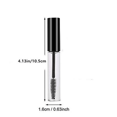 10ml Empty Mascara Tube with Eyelash Wand, Portable Reusable DIY Container