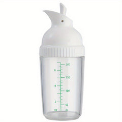 Leak Proof Salad Dressing Shaker Glass Jar Lid Essential Kitchen