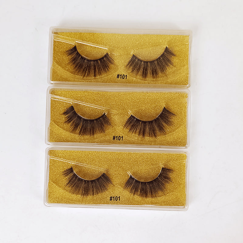 10 Pairs Natural False Eyelashes Mink Makeup Set for Perfect Look