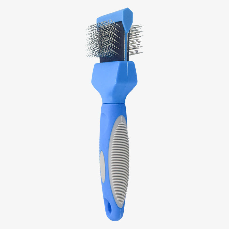 Double Sided Pet Grooming Tool Stainless Steel Dog Comb
