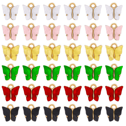 Colorful Butterfly Pendant DIY Jewelry Personality Accessory