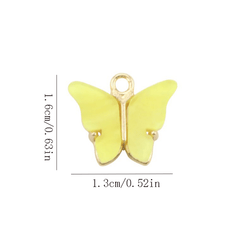 Colorful Butterfly Pendant DIY Jewelry Personality Accessory