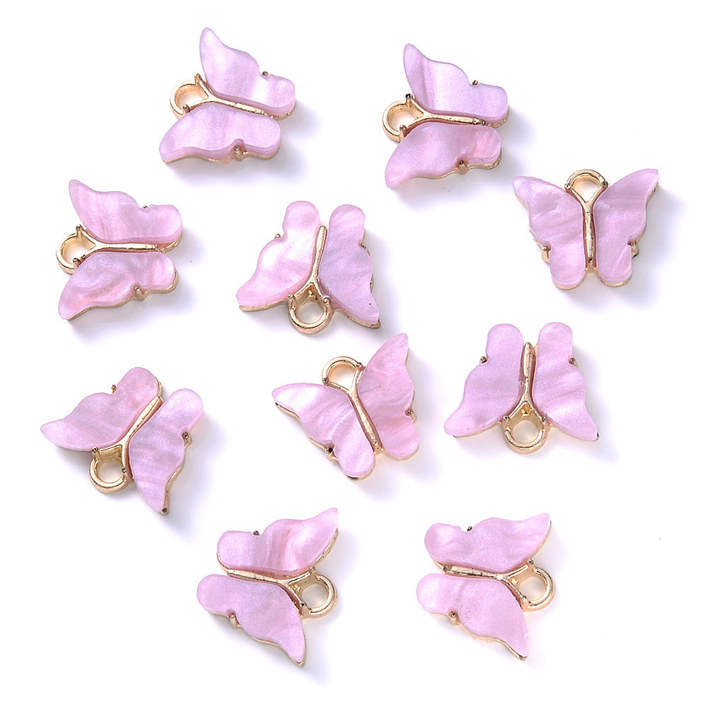 Colorful Butterfly Pendant DIY Jewelry Personality Accessory