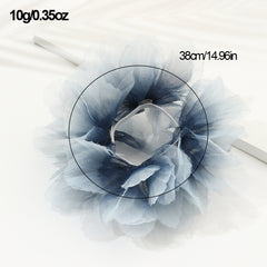Organza Flower Hair Rope Gradient Hair Tie For Women