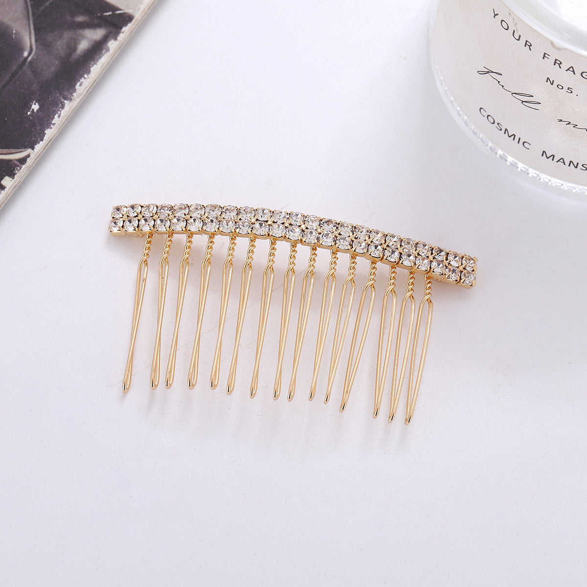 Rhinestone Hair Comb Head Jewelry Hair Accessories