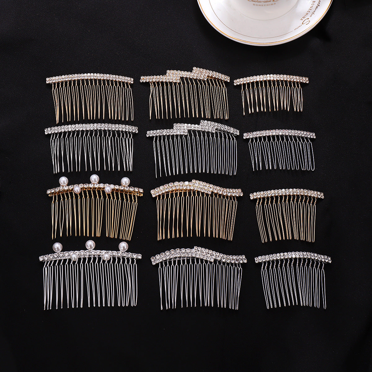 Rhinestone Hair Comb Head Jewelry Hair Accessories
