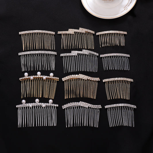 Rhinestone Hair Comb Head Jewelry Hair Accessories