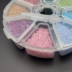 8 Grids Jewelry Storage Box Transparent Plastic Container For Beads Earring Neck