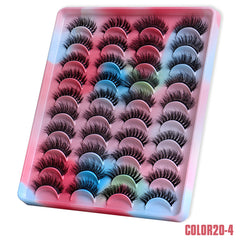 20 Pairs 3D Faux Mink Lashes Curly Wispy Fluffy Extensions