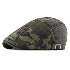 Camouflage Newsboy Cap Men Women Painter Beret Hat