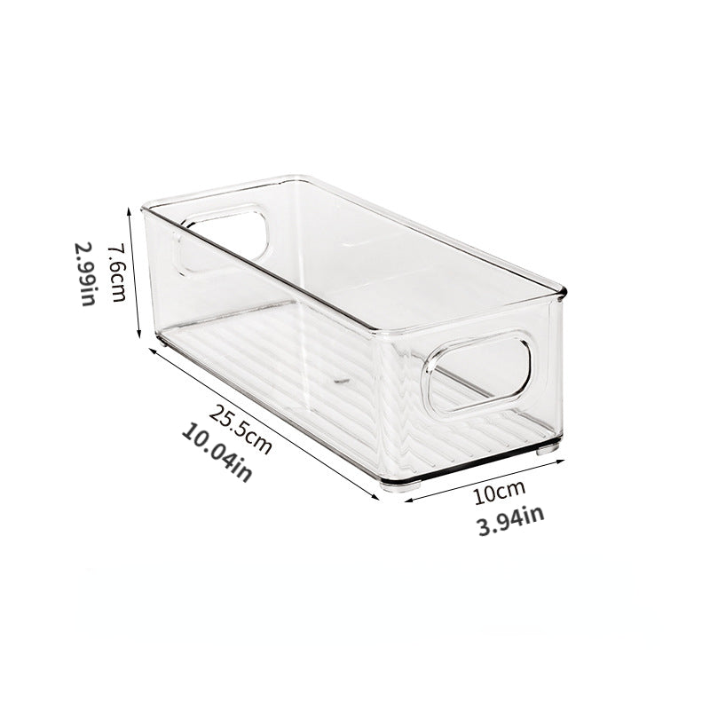 Transparent Fruit and Veg Storage Box Refrigerated and Organized