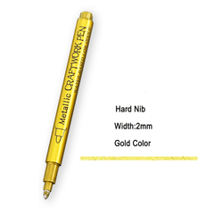 12pcs Metallic Permanent Marker Pens Set Golden Silvery DIY Epoxy Resin Mold