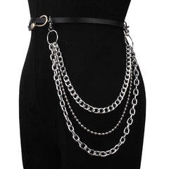 Punk Chain Clip On Accessory for Skirts Jeans Pants Goth
