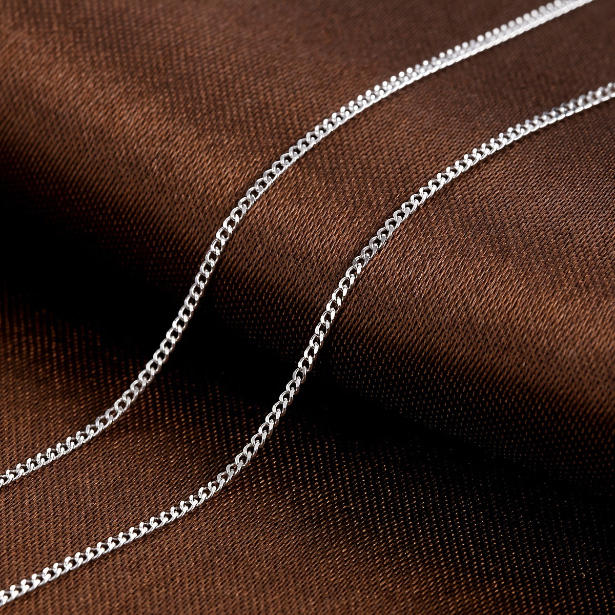 925 Sterling Silver Necklace Chain Minimalist Style