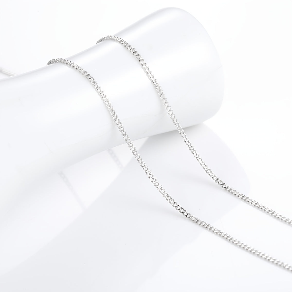 925 Sterling Silver Necklace Chain Minimalist Style