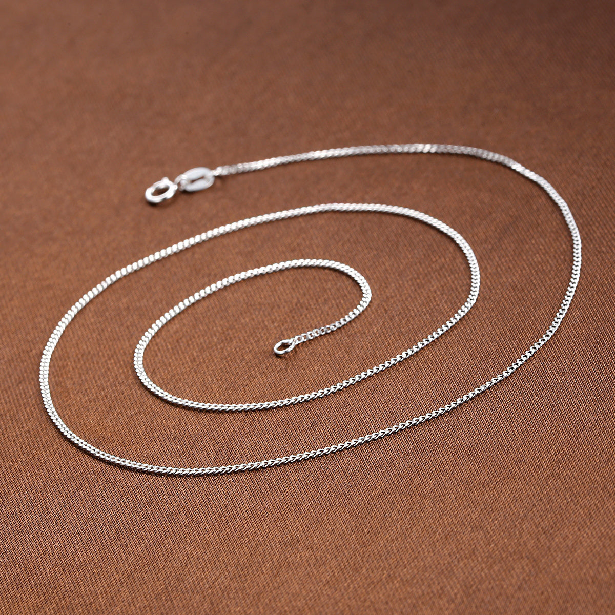 925 Sterling Silver Necklace Chain Minimalist Style