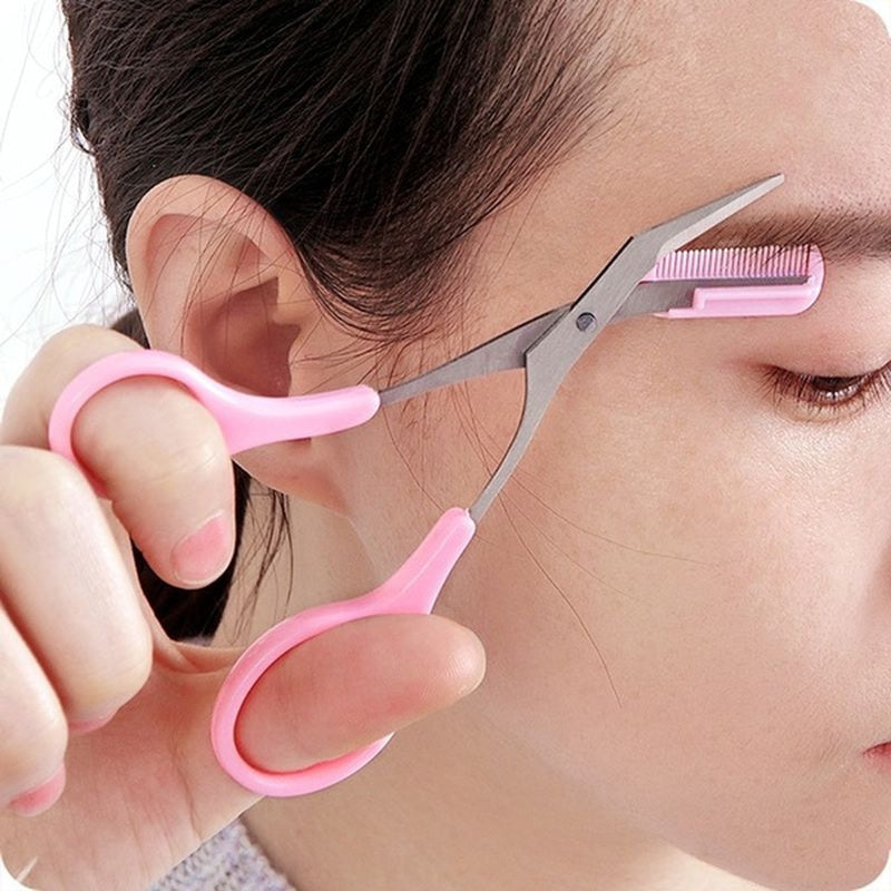 Eyebrow Makeup Scissors Hair Removal Shaper Stainless Steel