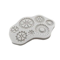 1pc Retro Gear Glue Mold Steam Punk Cake Silicone Mold