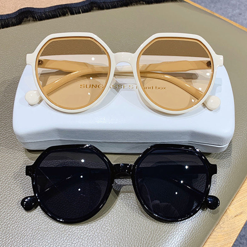 Round Sunglasses For Women Men Polarized UV400