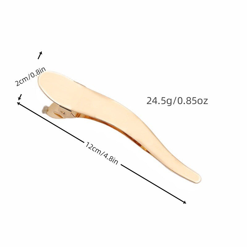 Alloy Hair Accessories French Hair Clip High Ponytail Clip