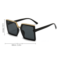 Women's Oversized Square Sunglasses UV400 Sun Shades