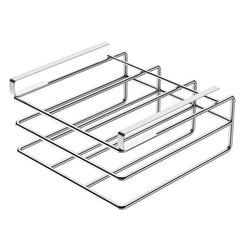 Metal Cutting Board Holder Hanging Rack Under Cabinet Shelf Organizer