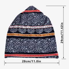 Boho Style Flower Pattern Cotton Cloth Cap