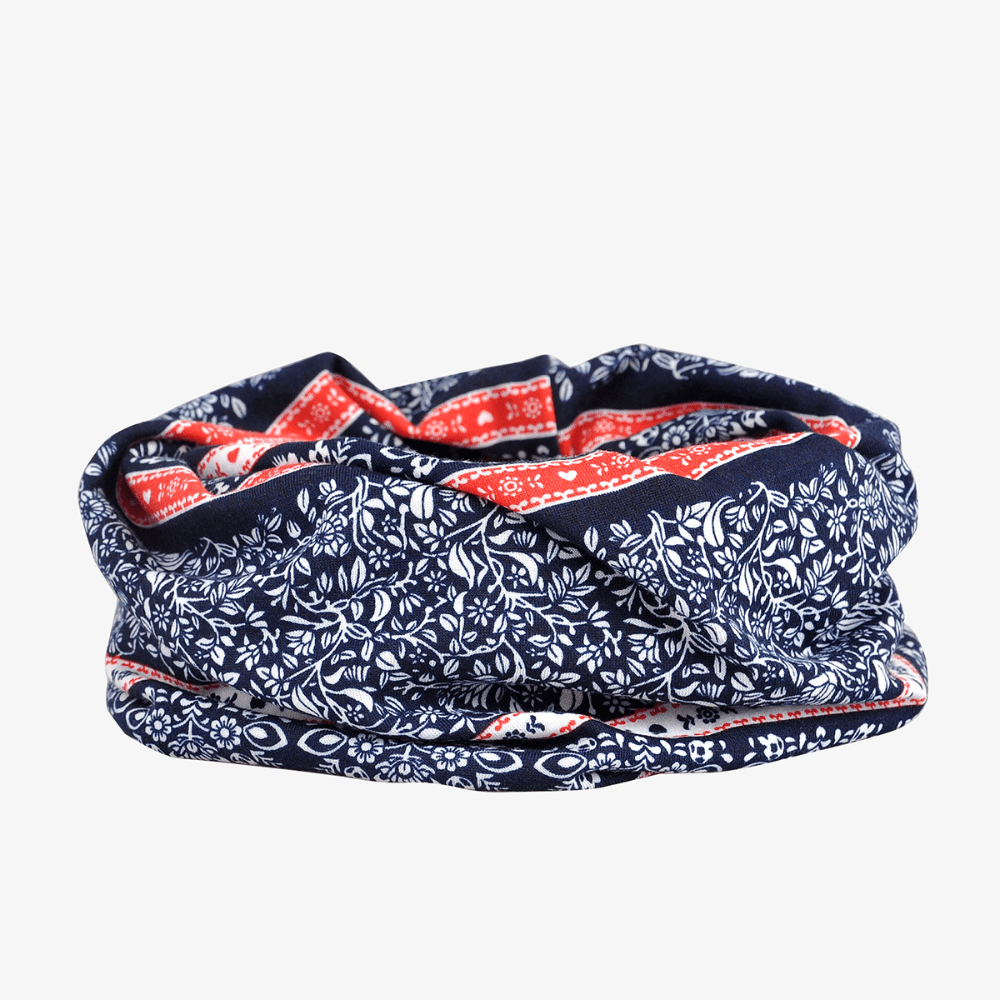 Boho Style Flower Pattern Cotton Cloth Cap