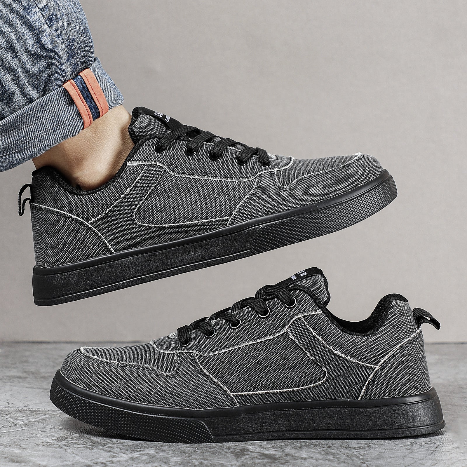 Men's Canvas Skate Shoes Non Slip Casual Shoes