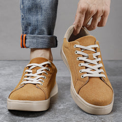 Men's Suede Skate Shoes Lightweight Casual Sneakers