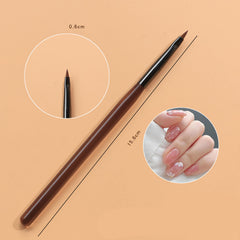 9pcs Professional Nail Art Brush Set for Gel Painting