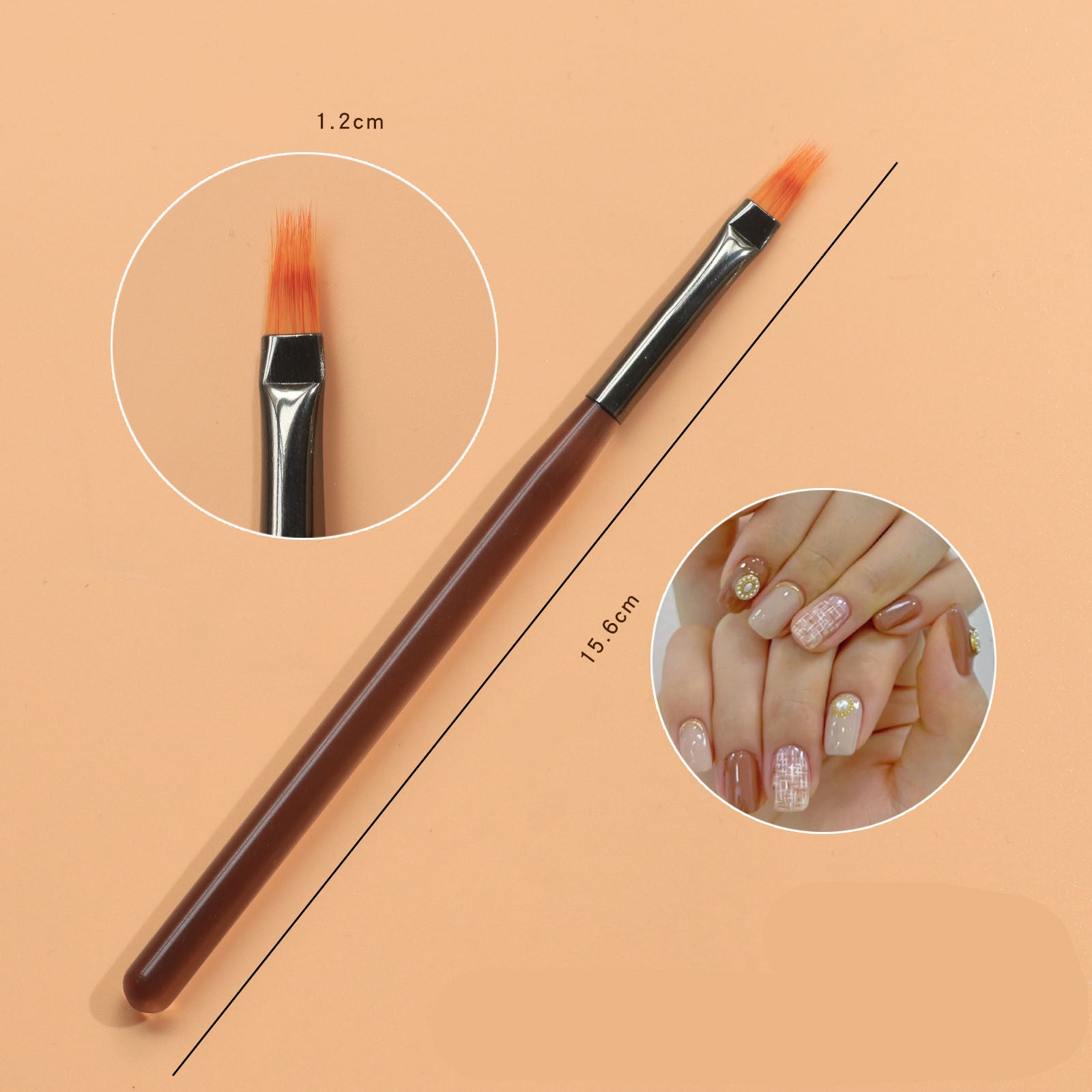 9pcs Professional Nail Art Brush Set for Gel Painting