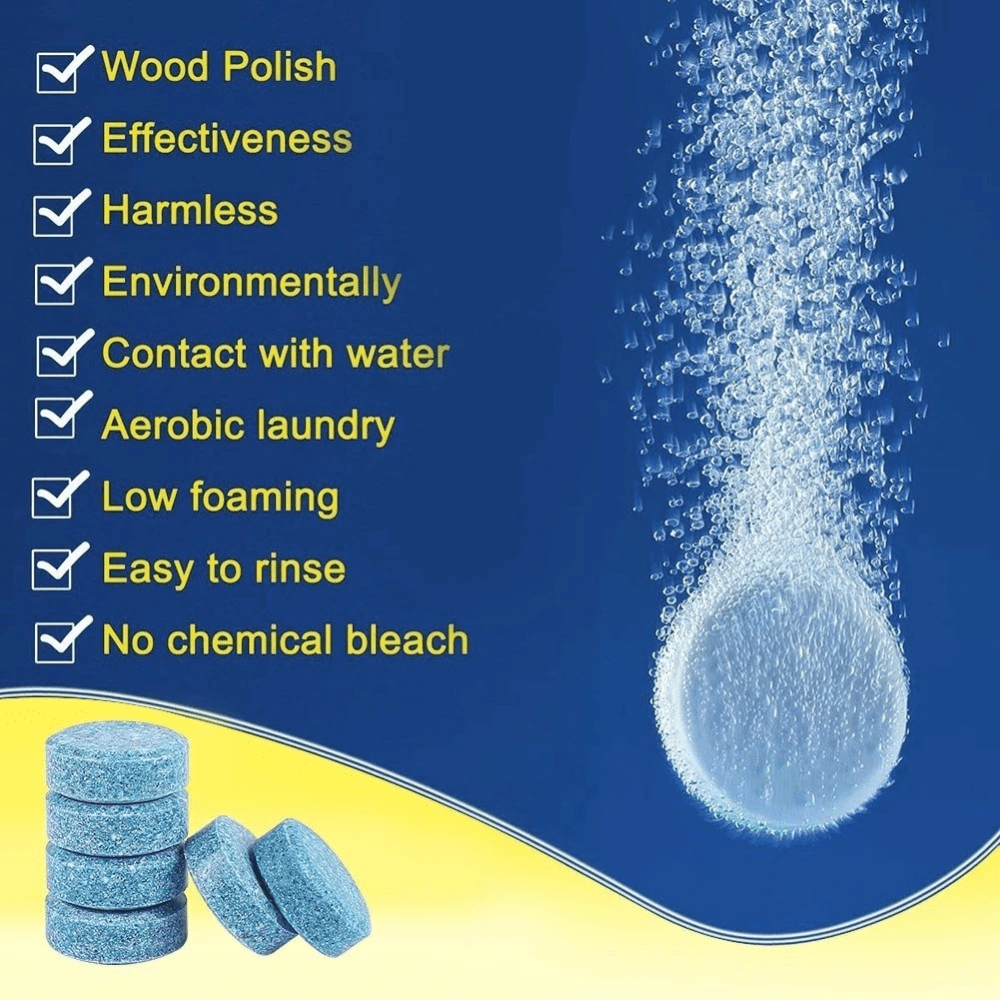 Car Windscreen Wiper Effervescent Tablets Glass Toilet Cleaning Car Accessories