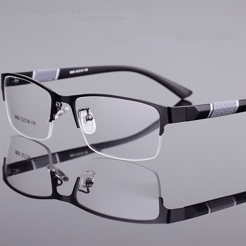 HD Semi Rimless Reading Glasses with Case