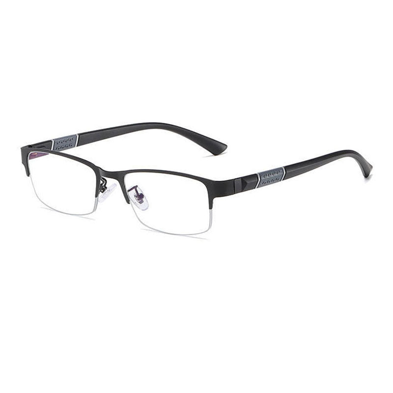HD Semi Rimless Reading Glasses with Case