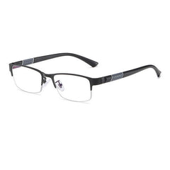 HD Semi Rimless Reading Glasses with Case