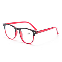 Square Reading Glasses HD Round Frame Full Frame Reading Glasses With Case